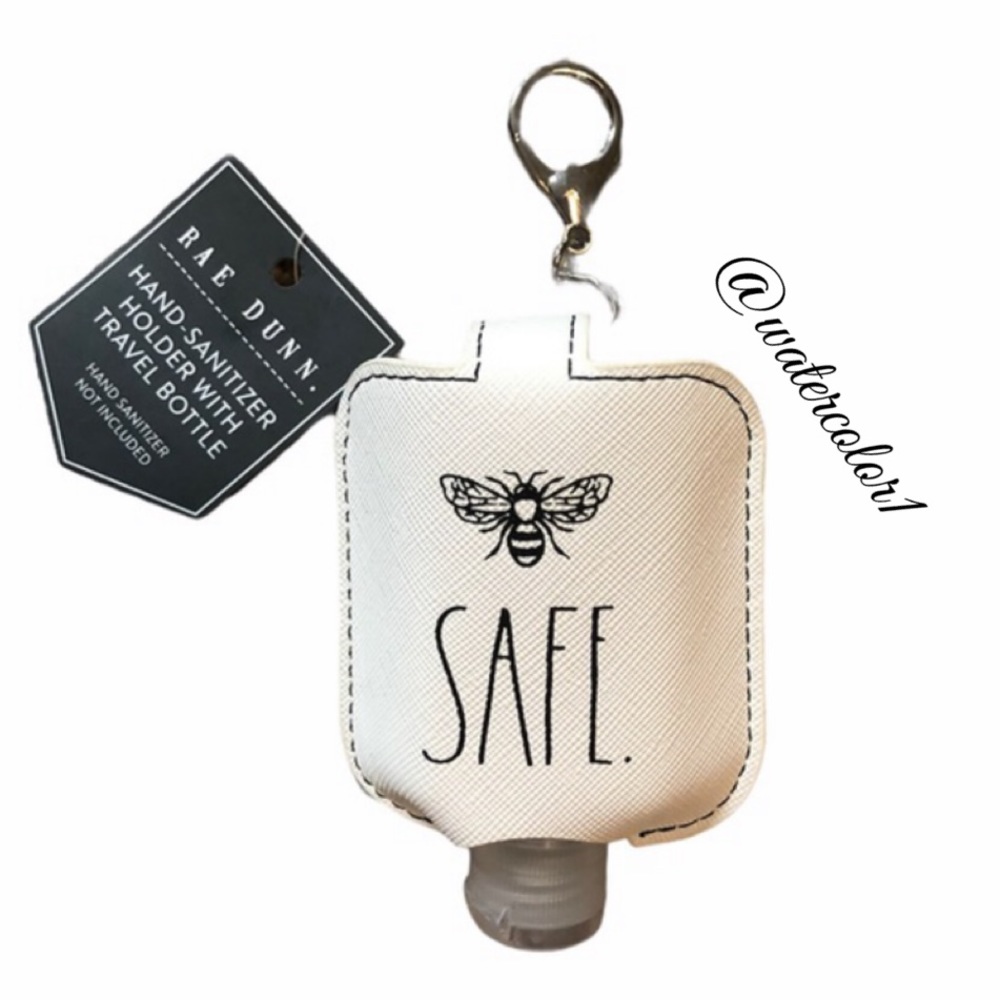 🆕 Rae Dunn Hand Sanitizer Travel Set 🐝 Safe